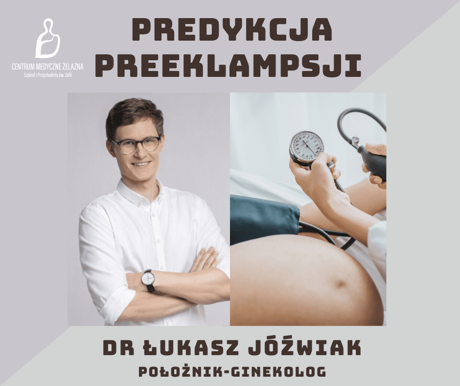 predykcja preeklampsji, dr Łukasz Jóźwiak, pacjentka w ciązy mierzy ciśnienie
